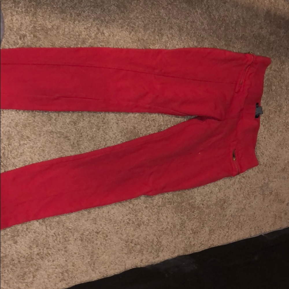 Red pants
